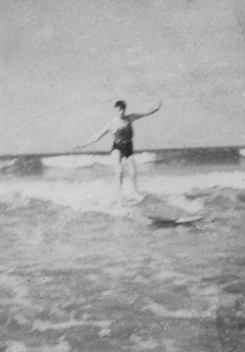 Staffieri surfing in 1941
